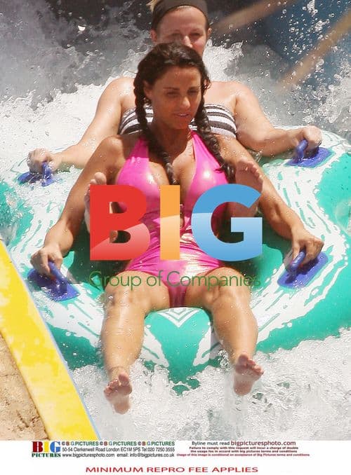 Jordan and Alex Reid at Egyptian Water Park