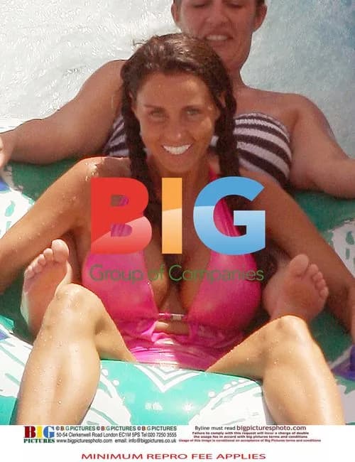 Katie Price and Alex Reid at Water Park in Egypt