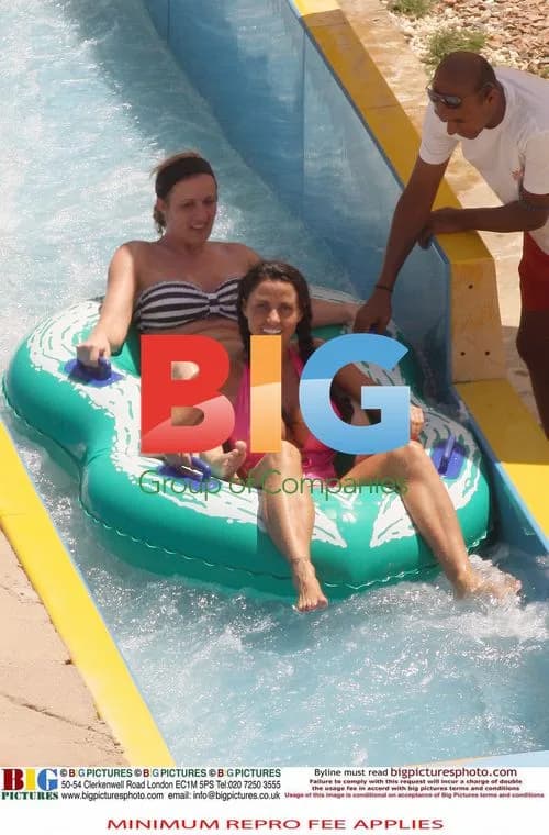 Katie Price and Alex Reid at Egypt Water Park