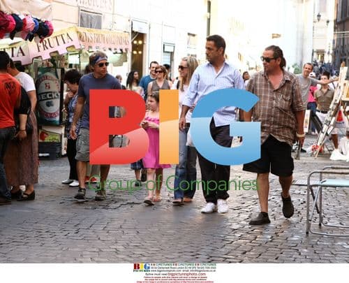 Ben Stiller and Family Vacation in Rome
