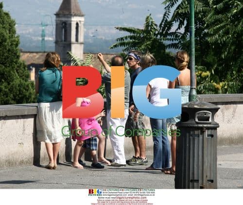 Ben Stiller and Family Vacation in Rome