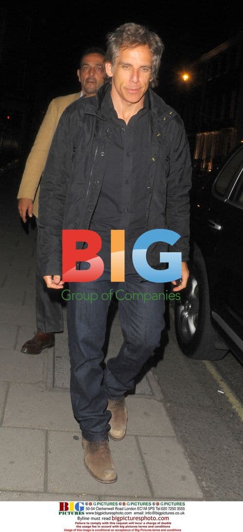 Ben Stiller at Claridges in London