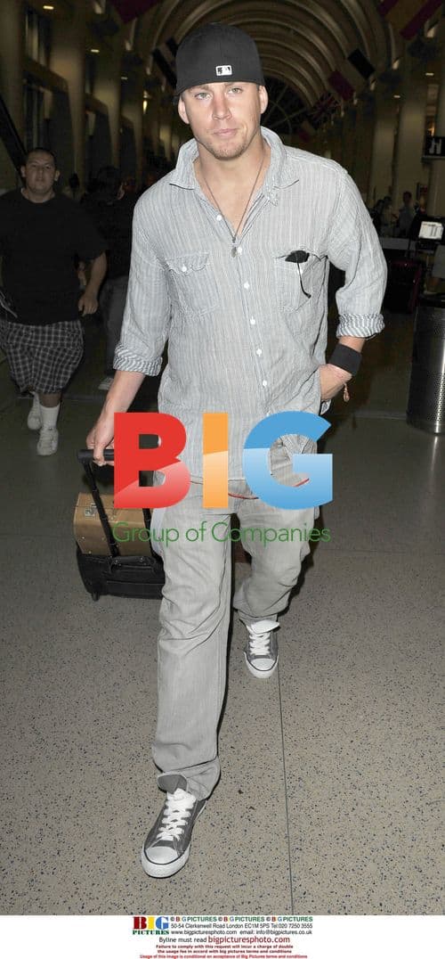 Channing Tatum Arriving at LAX