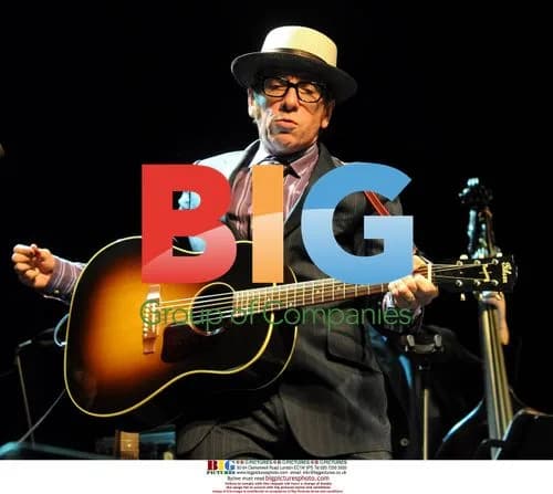 Elvis Costello Performs in Dublin