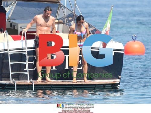 Frank Lampard and Christine Bleakley on Boat