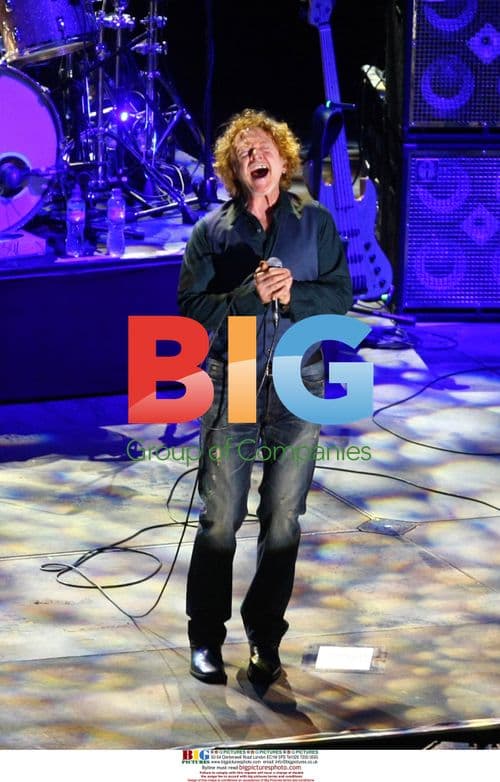 Mick Hucknall of Simply Red Performing Live