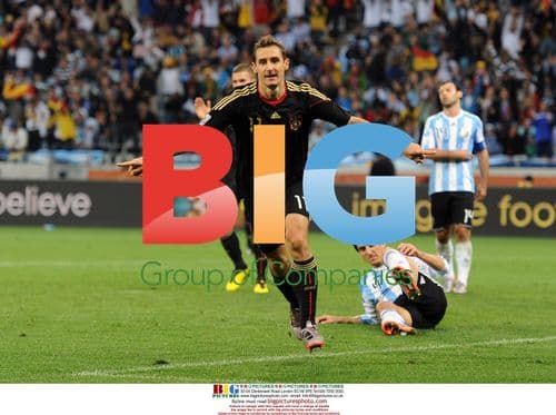 Miroslav Klose Celebrates Goal