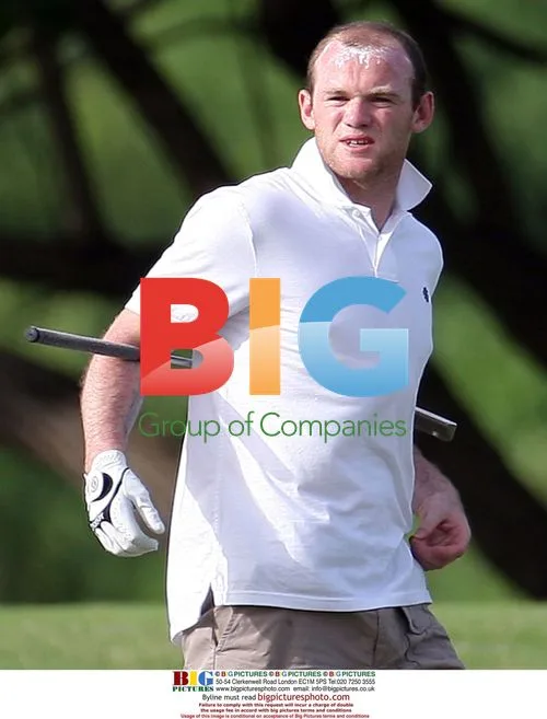 Wayne Rooney Golfing in Barbados