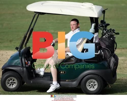Wayne Rooney Golfing in Barbados
