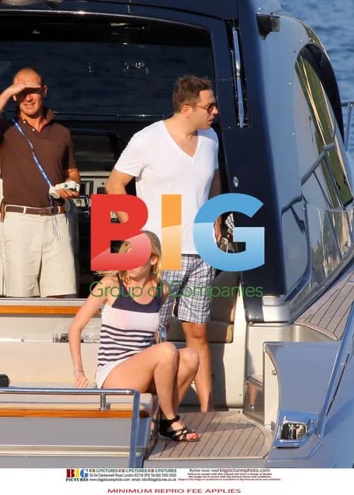 David Walliams and Lara Stone's romantic beach break in France