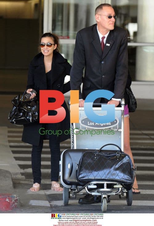 Christian Serratos at LAX Airport