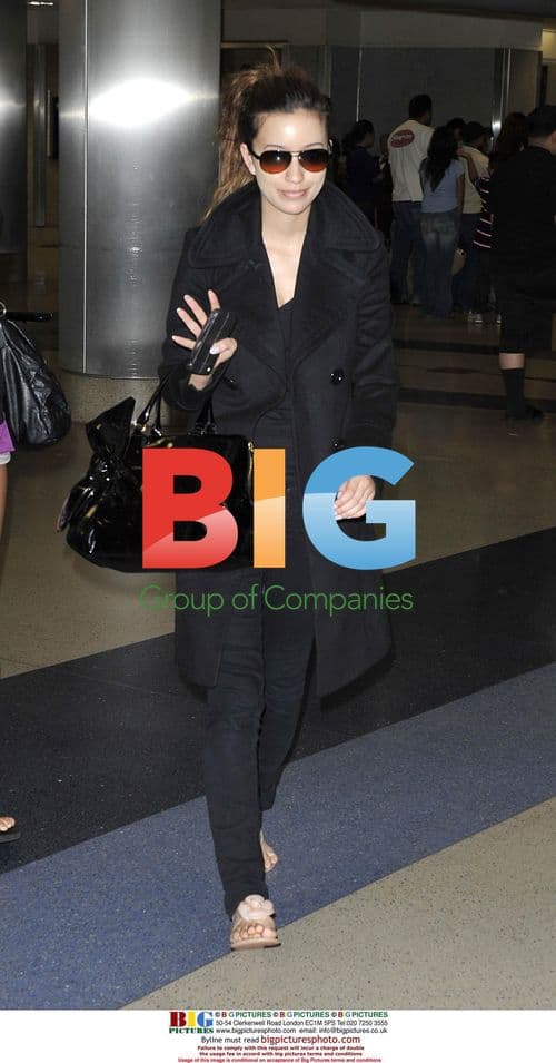 Christian Serratos at LAX Airport
