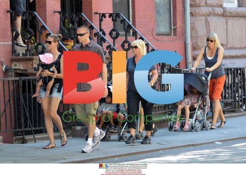Heidi Klum with children in NYC