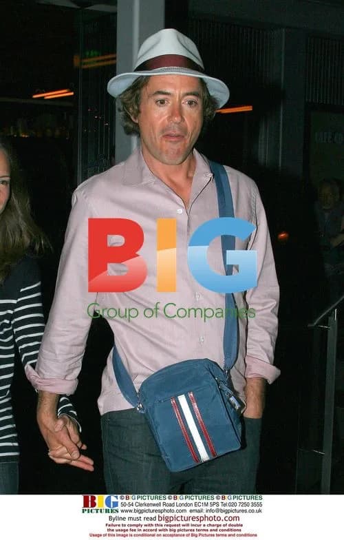 Robert Downey Jr. and Wife Susan Leave Cafe Habana
