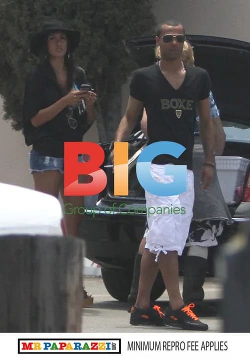 Ashley Cole Seen with Mystery Girls at Beach Party