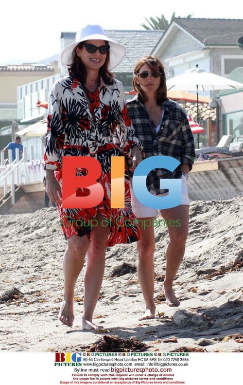 Debra Messing Celebrates 4th of July in Malibu