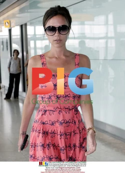 Victoria Beckham at Heathrow Airport