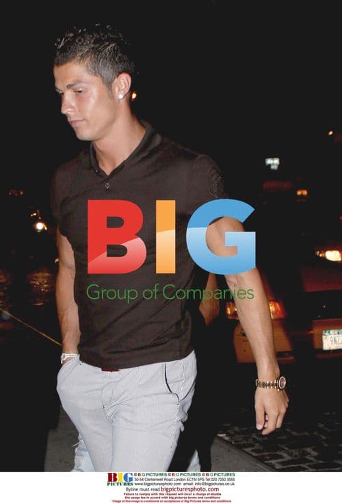 Cristiano Ronaldo Arriving for Dinner in NYC