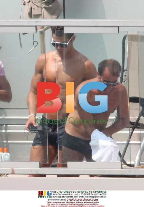 Cristiano Ronaldo Poolside in NYC
