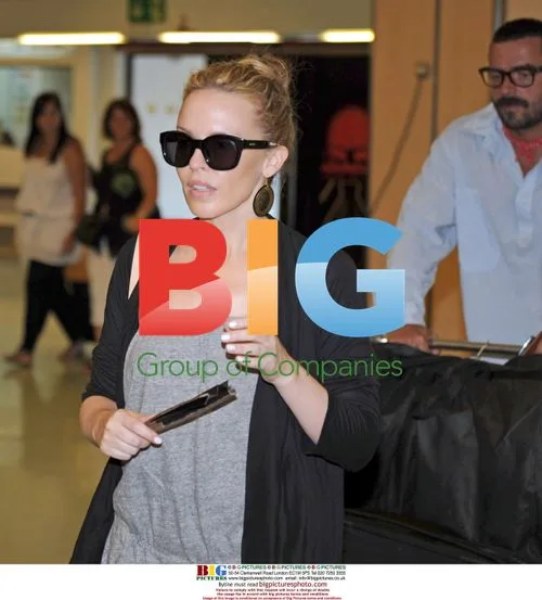 Kylie Minogue and Andres Velencoso in Spain