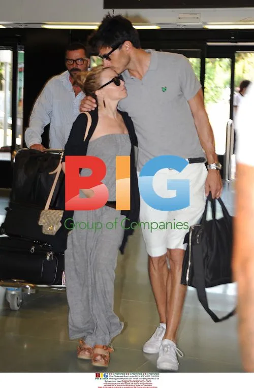 Kylie Minogue and Andres Velencoso in Spain
