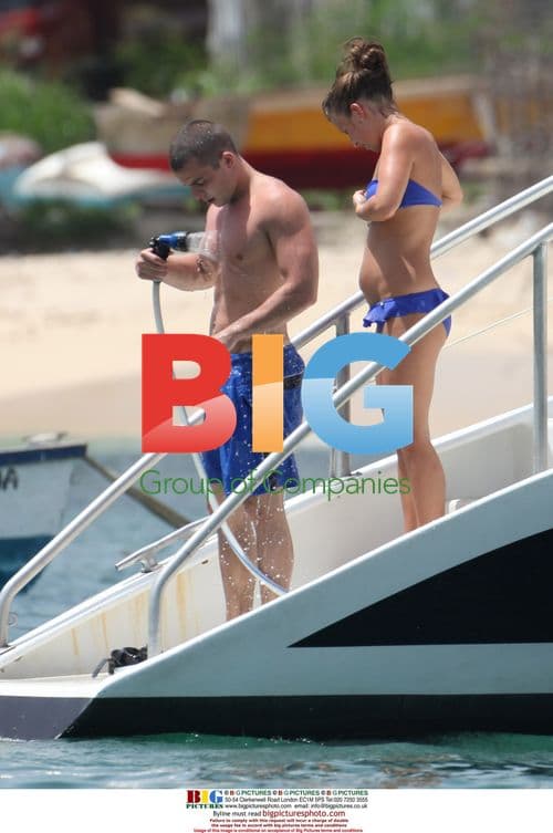 Wayne and Coleen Rooney in Barbados