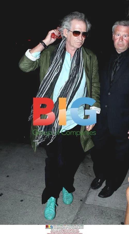 Keith Richards Arriving for Dinner