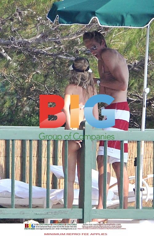 Peter Crouch and Abigail Clancy on Holiday in France