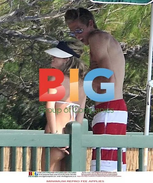 Peter Crouch and Abigail Clancy in France