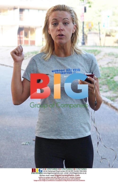 Kate Gosselin and Steve Neild Jogging in Central Park