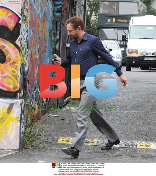 Ian Hart on 'When Harvey Met Bob' Film Set