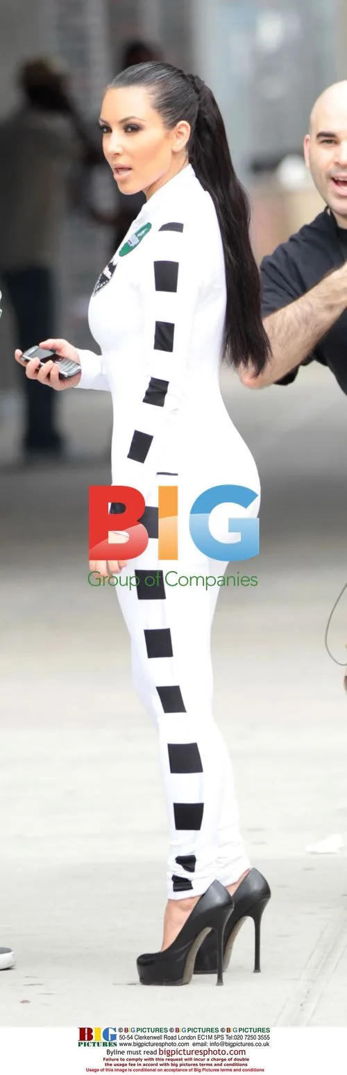Kim Kardashian at AMP Energy Bullrun Rally