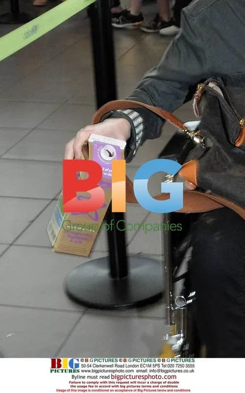 Jedward Arrive at Dublin Airport with Crutches