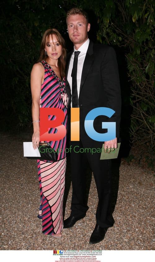 Freddie Flintoff at Piers Morgan post-wedding party