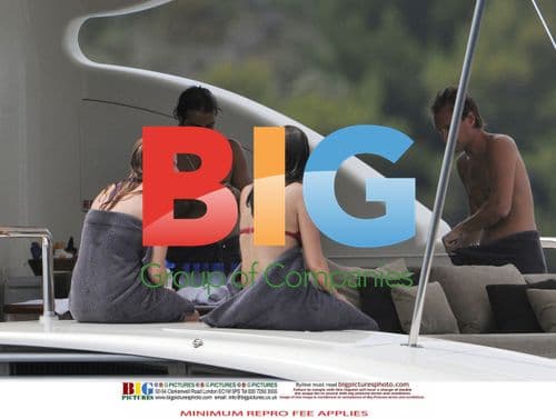 Princess Beatrice on Yacht in Saint Tropez