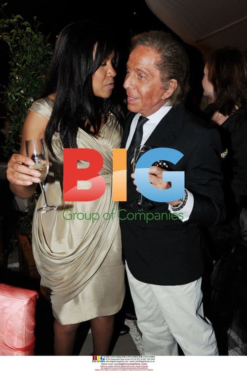 Valentino and Robert De Niro at Party in Italy