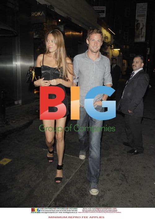 F1 Champion Jenson Button and Girlfriend Jessica Michibata