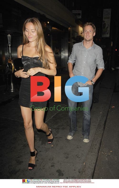 F1 driver Jenson Button and girlfriend Jessica Michibata