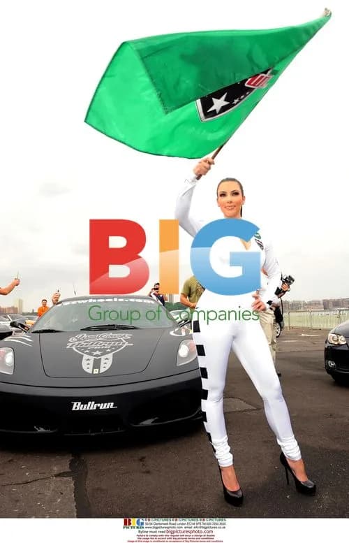 Kim Kardashian at AMP Energy Bullrun Rally
