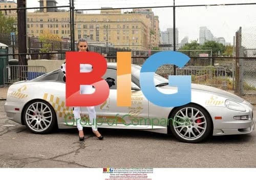 Kim Kardashian at AMP Energy Bullrun Rally