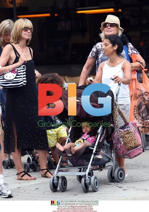 Heidi Klum out with children in NYC