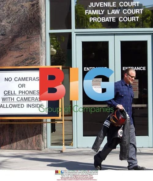 Jesse James Leaves Court in California