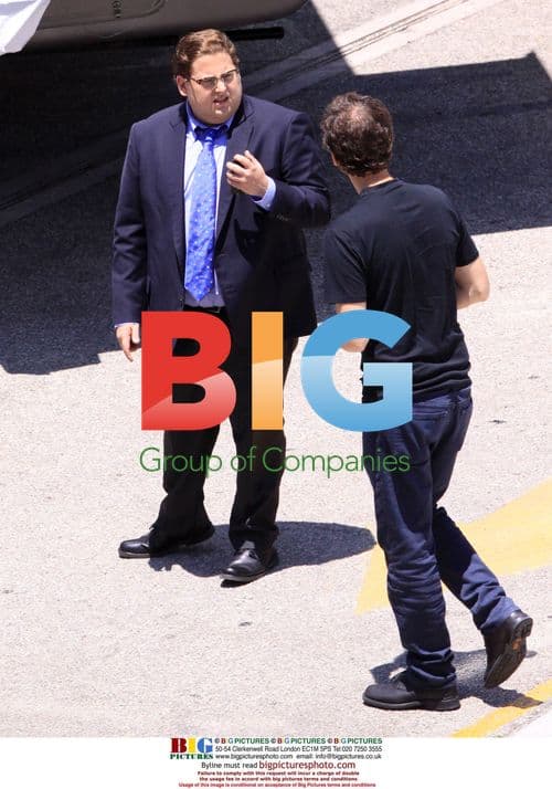 Jonah Hill films 'MoneyBall' with Brad Pitt