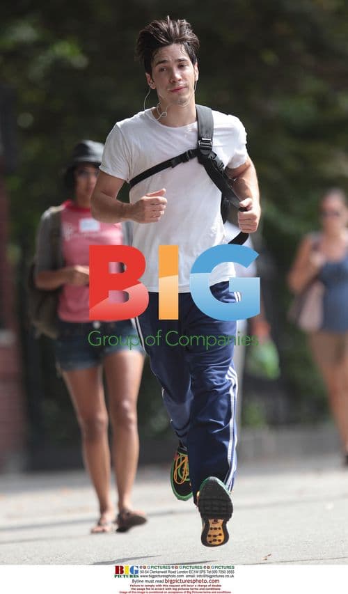 Justin Long Jogging in NYC
