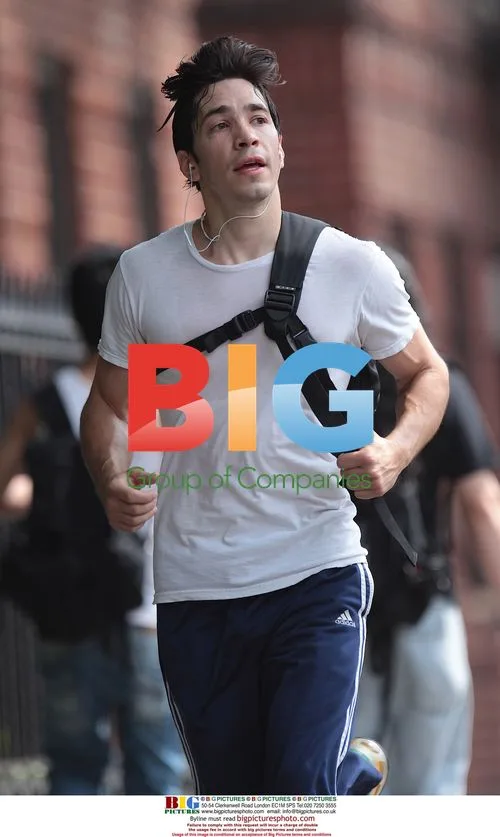 Justin Long Jogging in Soho