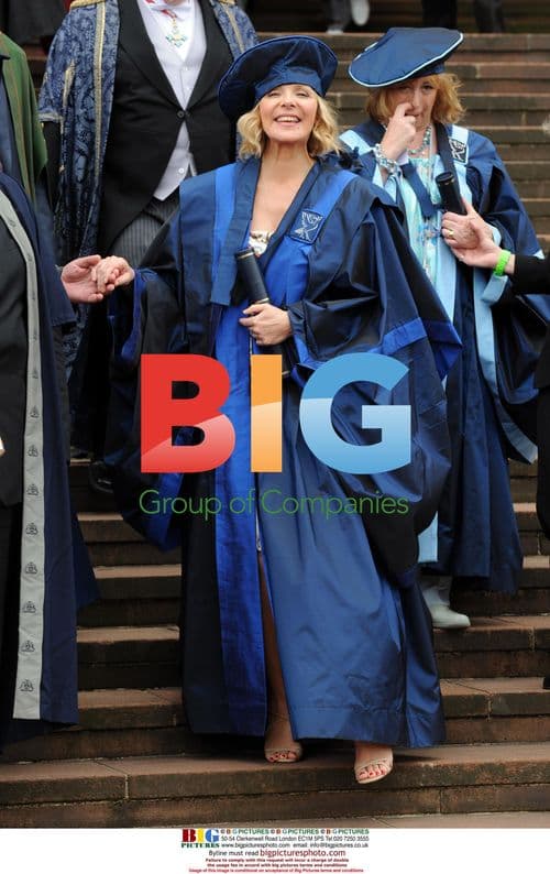 Kim Cattrall receives honorary degree in Liverpool