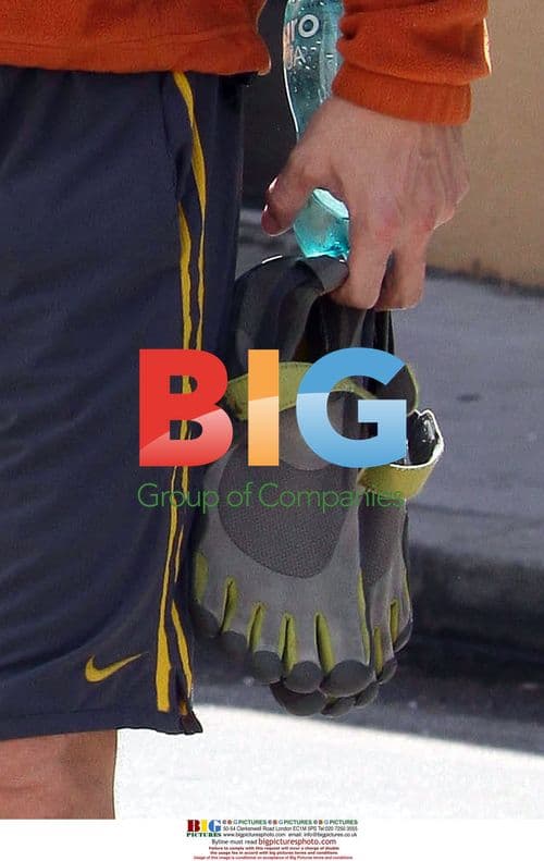 Matthew Mcconaughey and Camilla Alves Leaving Gym