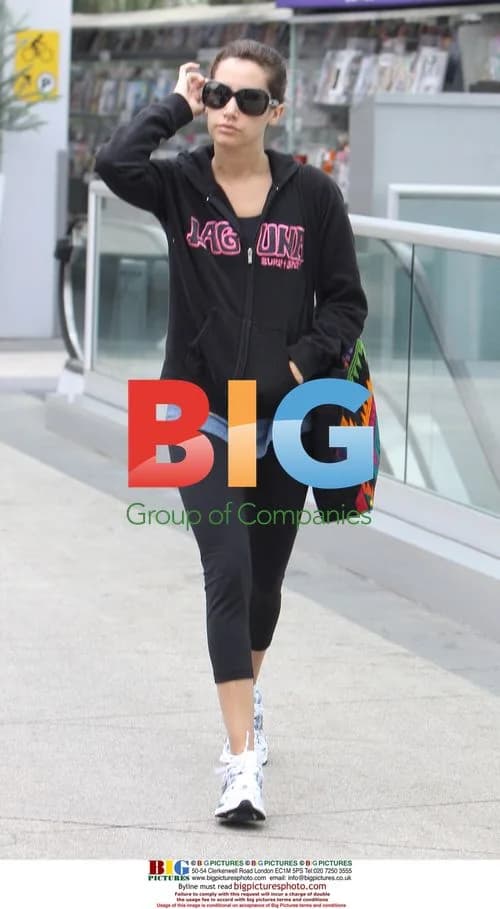 Ashley Tisdale Heads to Gym in West Hollywood