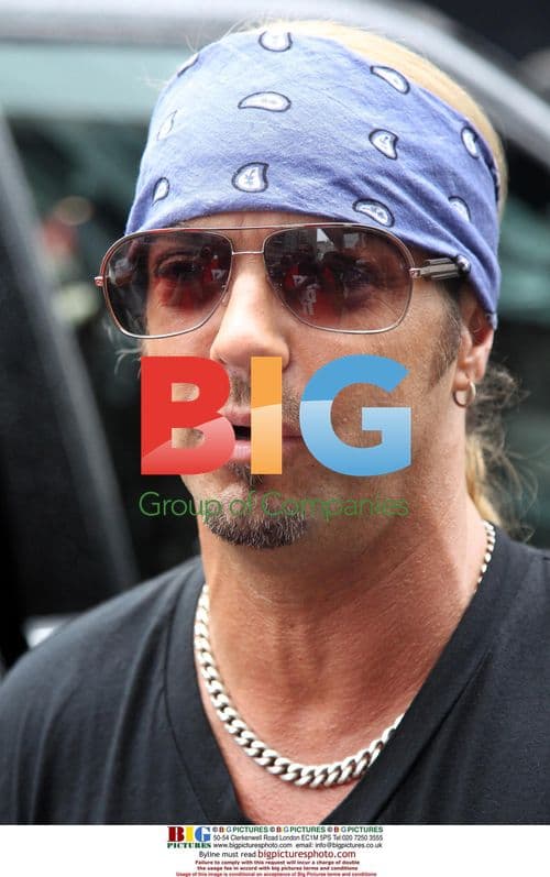 Bret Michaels Spotted Leaving Hotel with Family