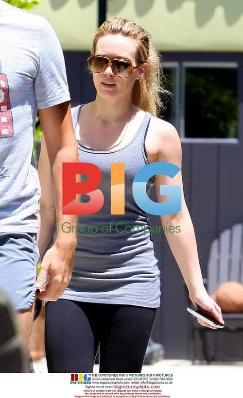 Hilary Duff Leaving Gym in West Hollywood